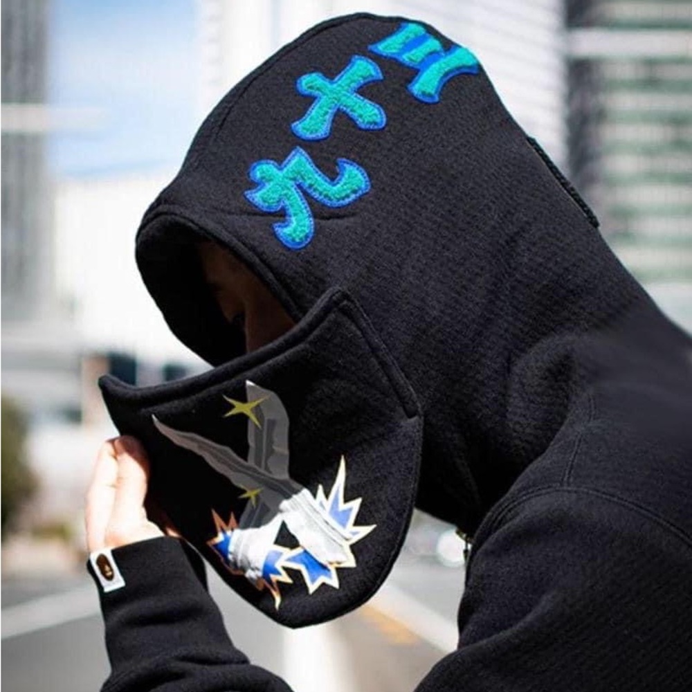 Bape Ninja Full Zip Hoodie - Picture 2 of 4